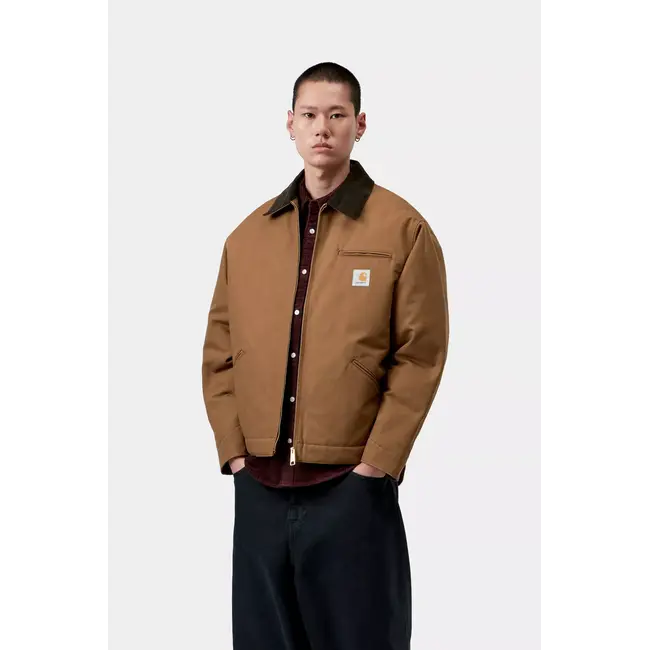 Carhartt WIP OG Detroit Jacket - WIP H Brown / Tobacco rinsed