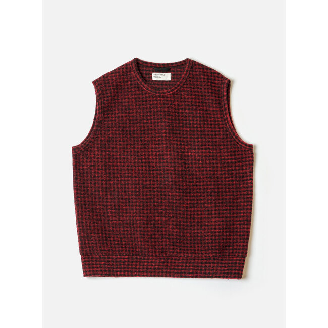 Universal Works Giacomo Tank Top - Black/Red