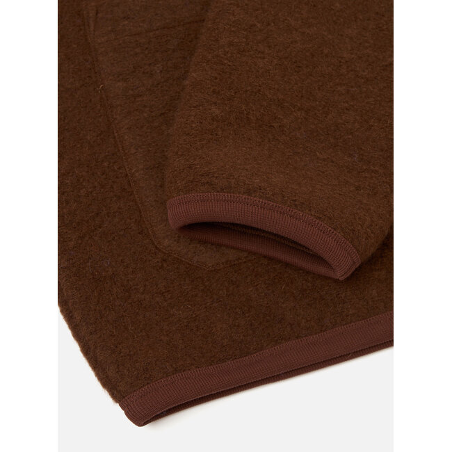 Universal Works Wool Fleece Cardigan - Cacao