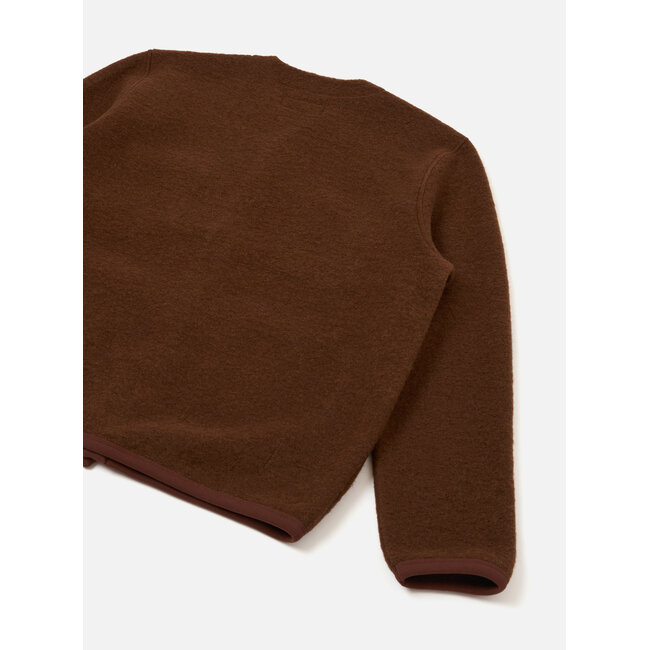 Universal Works Wool Fleece Cardigan - Cacao