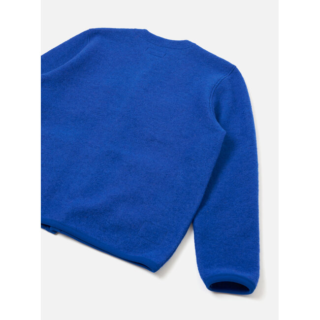 Universal Works Wool Fleece Cardigan - Blue