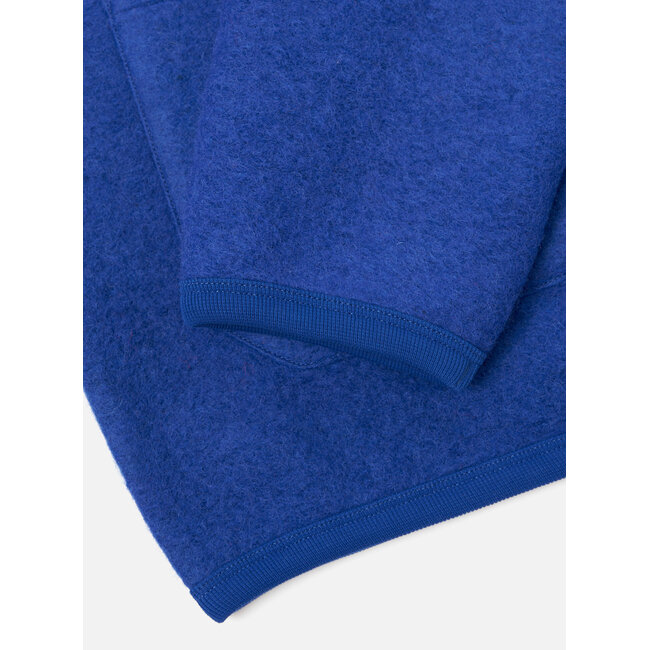 Universal Works Wool Fleece Cardigan - Blue