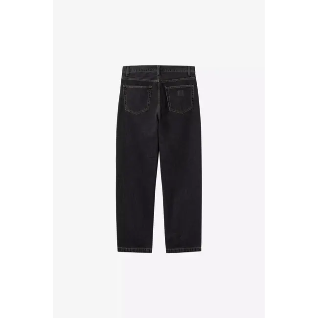 Carhartt WIP Aaron Pant - Black stone washed (no lenght)