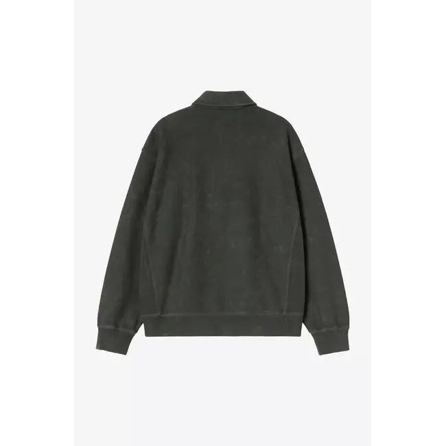 Carhartt WIP Lambert Polo Sweat - Raven Moon Wash