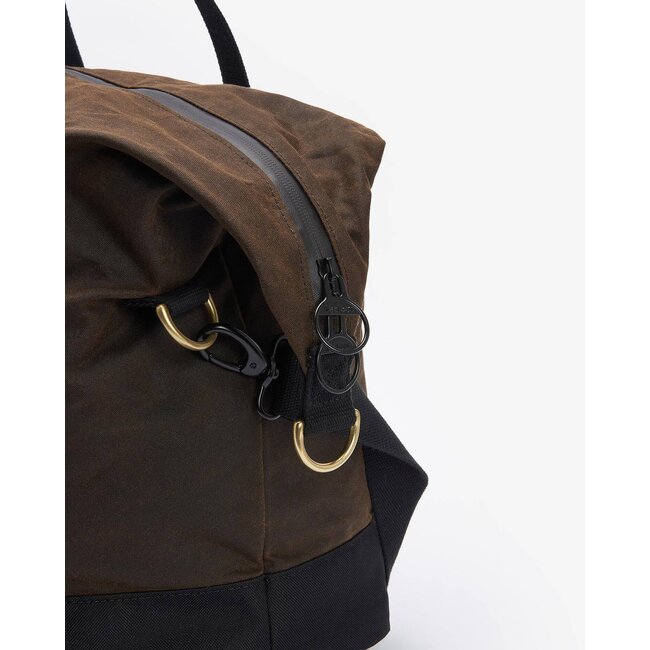 Barbour Field Wax Holdall - Olive/Black