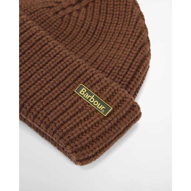 Barbour Mosely Beanie Hat - Soil