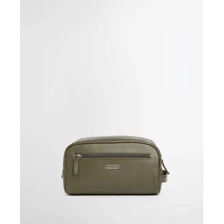 Barbour Brunton Leather Washbag