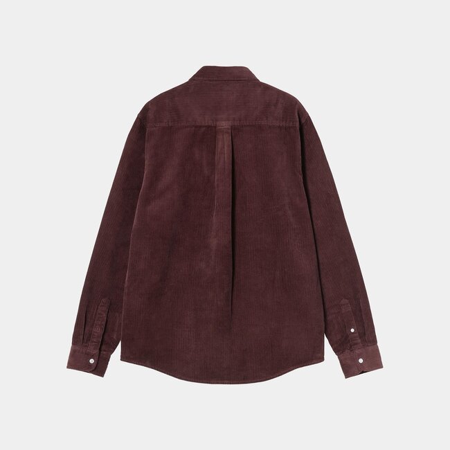 Carhartt WIP L/S Madison Cord Shirt - Amarone