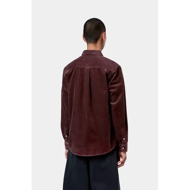 Carhartt WIP L/S Madison Cord Shirt - Amarone