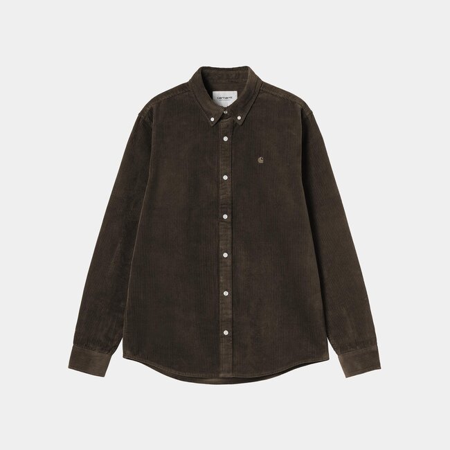 Carhartt WIP L/S Madison Cord Shirt - Tobacco