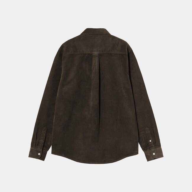 Carhartt WIP L/S Madison Cord Shirt - Tobacco