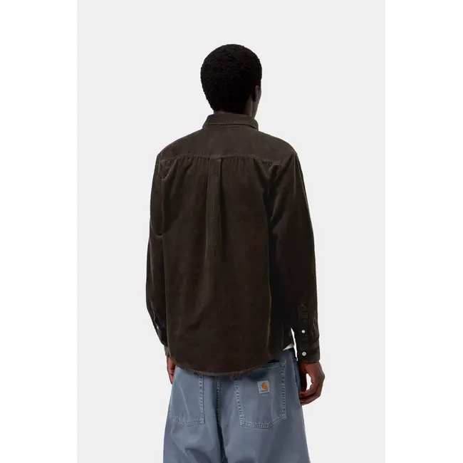 Carhartt WIP L/S Madison Cord Shirt - Tobacco