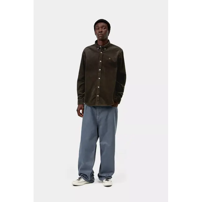 Carhartt WIP L/S Madison Cord Shirt - Tobacco