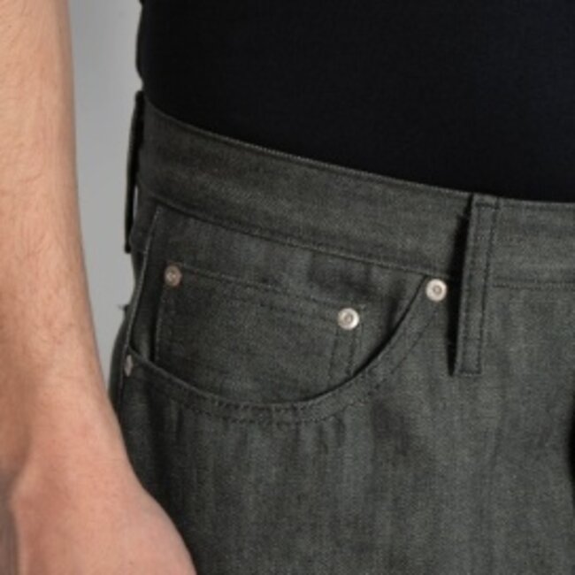 Naked and Famous Denim True Guy - Haunted Forest Selvedge - Forest