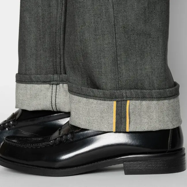 Naked and Famous Denim True Guy - Haunted Forest Selvedge - Forest
