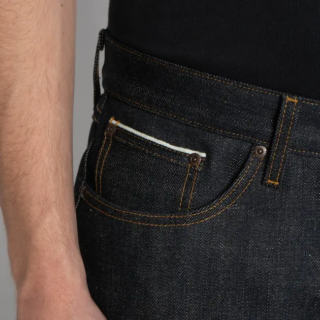 Naked and Famous Denim True Guy - Harionago Selvedge - Indigo