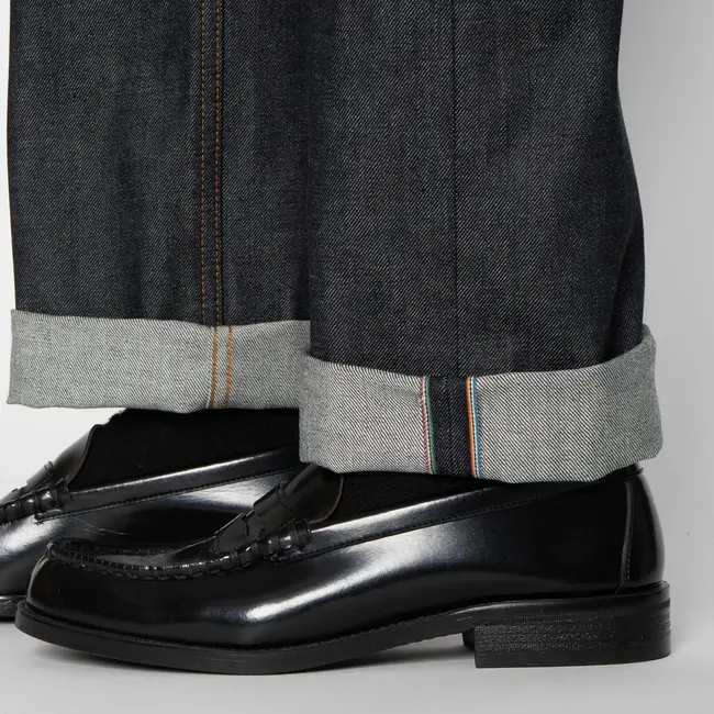 Naked and Famous Denim True Guy - Dia De Los Muertos Selvedge Bat