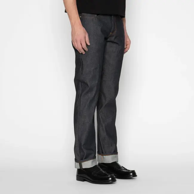 Naked and Famous Denim Weird Guy - Dia De Los Muertos Selvedge Bat - Indigo