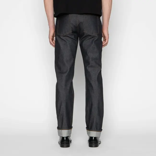 Naked and Famous Denim Weird Guy - Dia De Los Muertos Selvedge Bat - Indigo