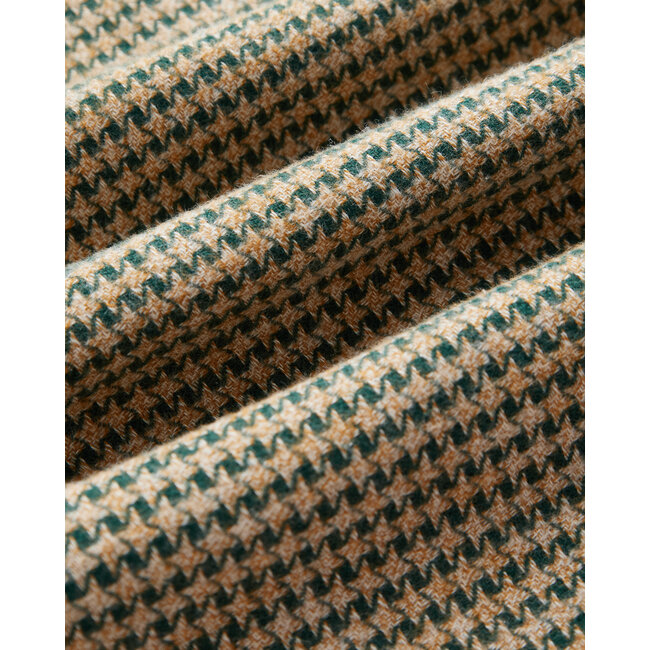 Portuguese Flannel Abstract Pied Poule - Green