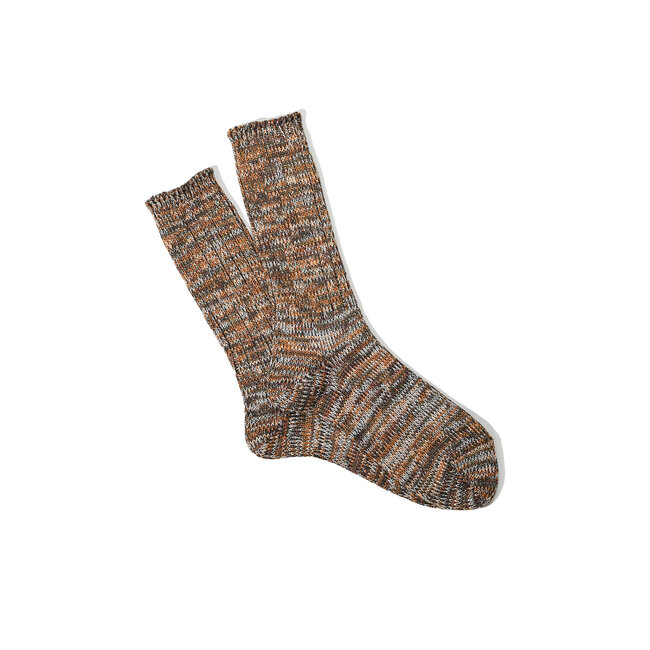 Anonymous Ism 5color Mix Crew Socks – Brown
