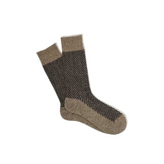 Anonymous Ism Wool Herringbone Crew Socks