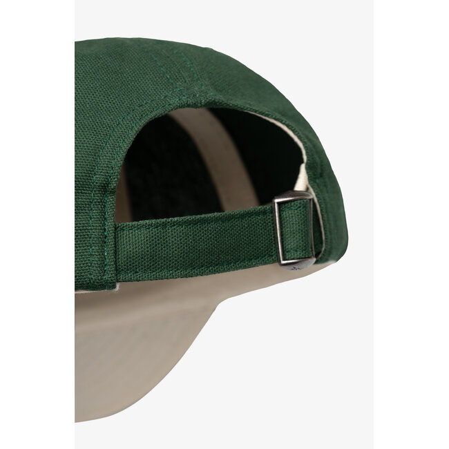 Norse Projects Light Canvas Felt N 8 Panel Cap - Hunter Green