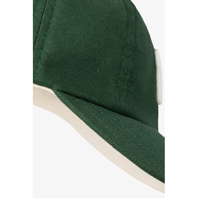 Norse Projects Light Canvas Felt N 8 Panel Cap - Hunter Green