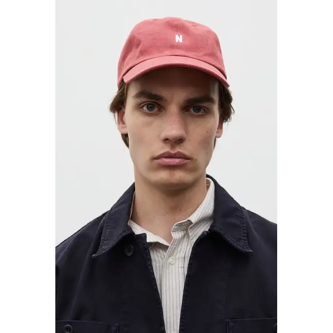 Norse Projects Twill Sports Cap - Cowhide