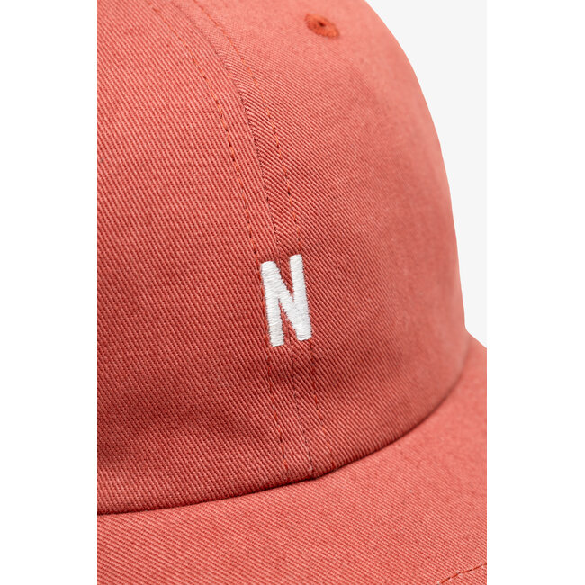 Norse Projects Twill Sports Cap - Cowhide