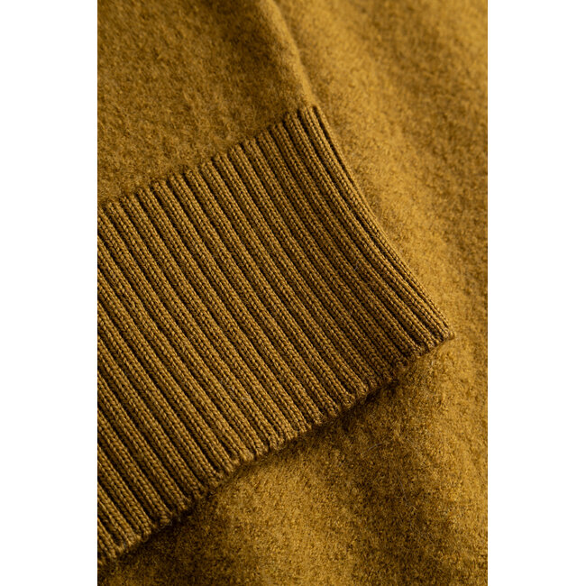 Norse Projects Kragholm Boiled Wool Crewneck - Butternut