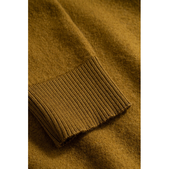 Norse Projects Kragholm Boiled Wool Crewneck - Butternut