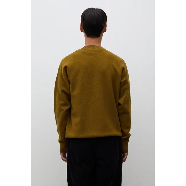 Norse Projects Kragholm Boiled Wool Crewneck - Butternut