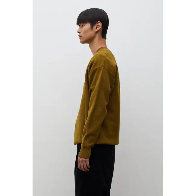 Norse Projects Kragholm Boiled Wool Crewneck - Butternut