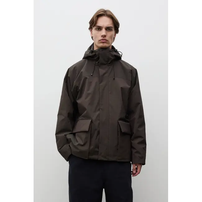 Norse Projects Herluf Alpinix Smart Merino Jacket - Seal Brown