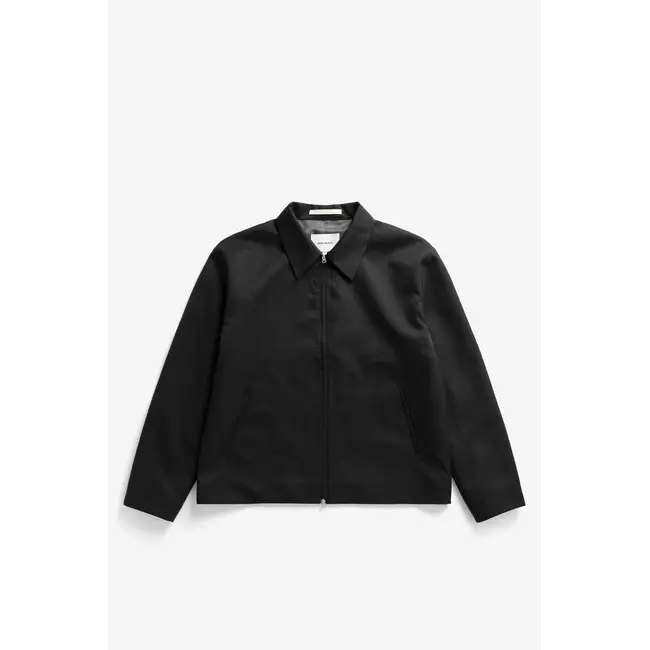 Norse Projects Raabjerg Easy Worsted Wool Jacket - Charcoal Grey