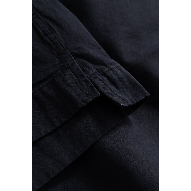 Norse Projects Grenskogen Compact Cotton Pullover Shirt - Dark Navy