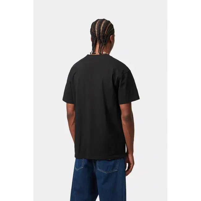 Carhartt WIP S/S American Script T-Shirt - Black