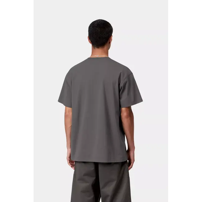 Carhartt WIP S/S American Script T-Shirt - Graphite