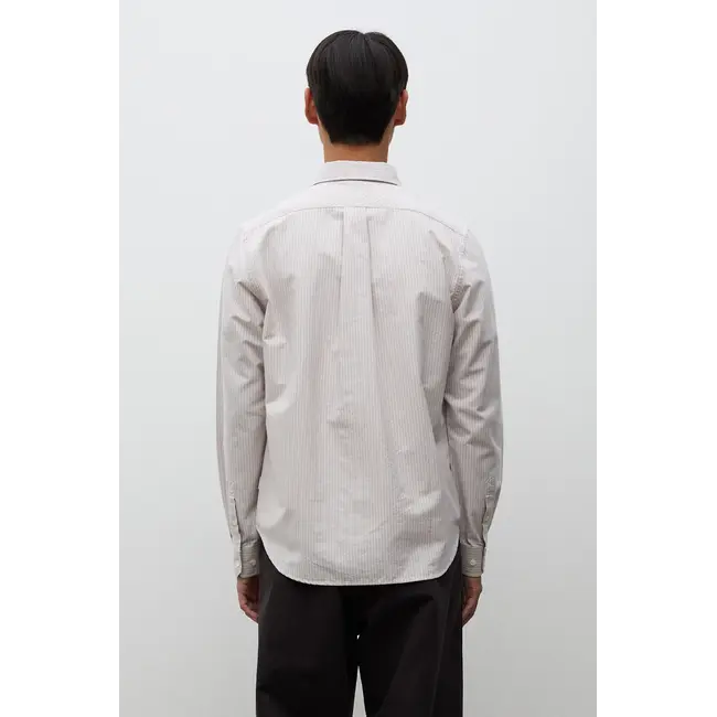 Norse Projects Lyngkrog Regular Oxford BD Shirt - Blue Stripe