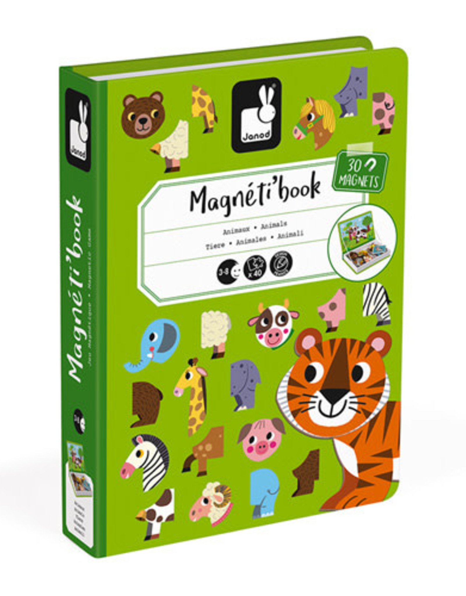 Janod Magnetibook Dieren