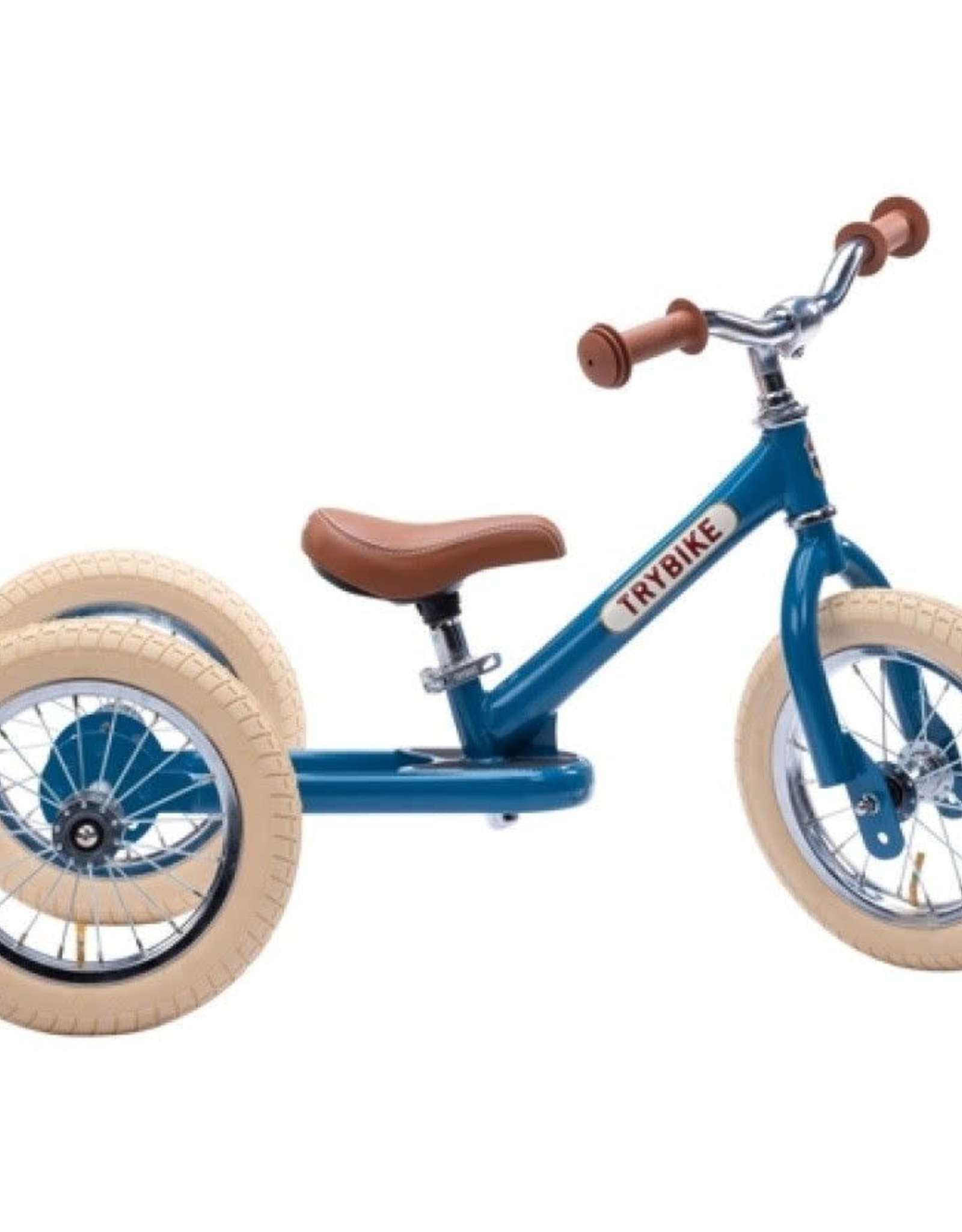 Trybike Loopfiets Trybike Steel Retro Matt Blue