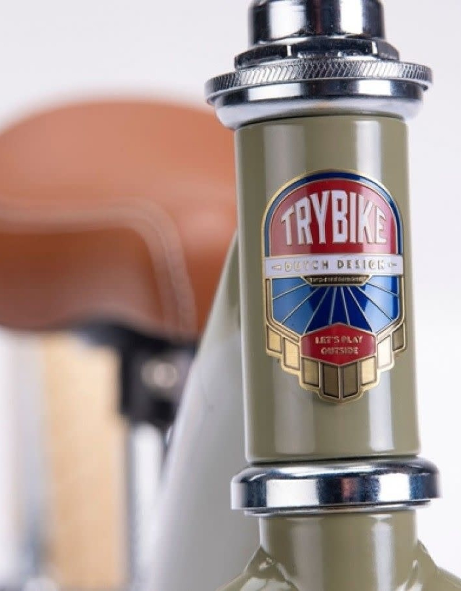 Trybike Loopfiets Trybike Steel Retro Matt Green