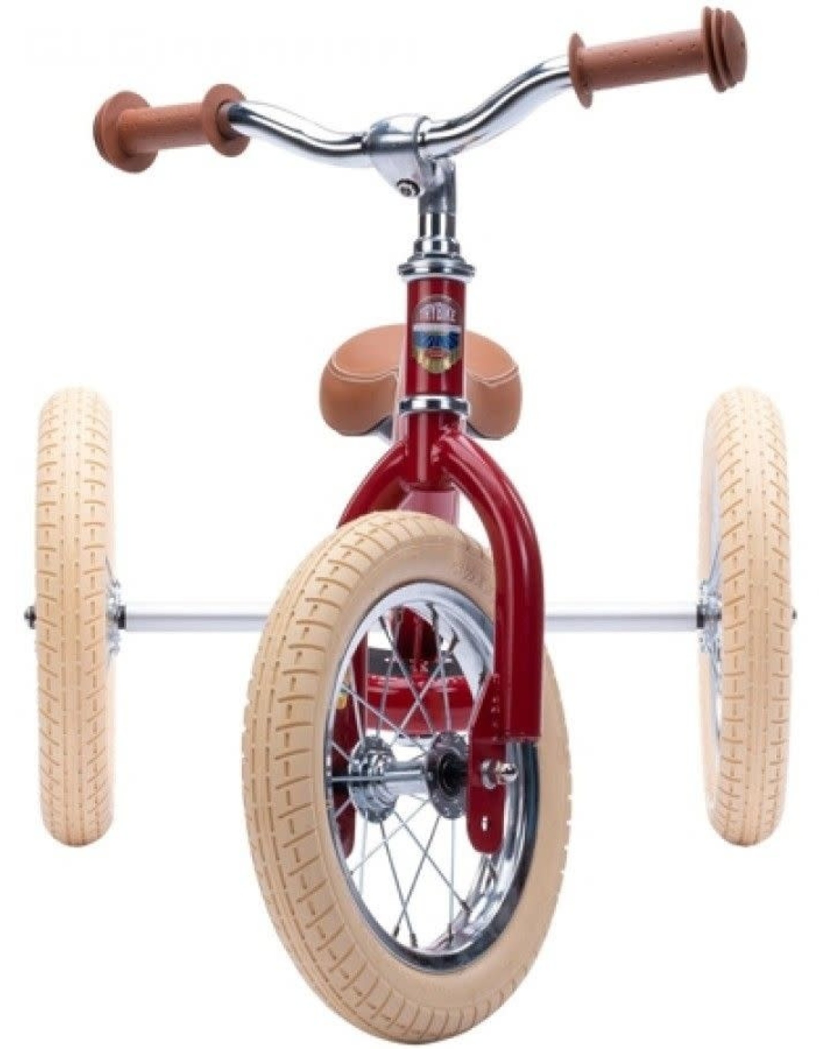 Trybike Loopfiets Trybike Steel Retro Matt Red