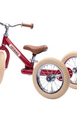 Trybike Loopfiets Trybike Steel Retro Matt Red