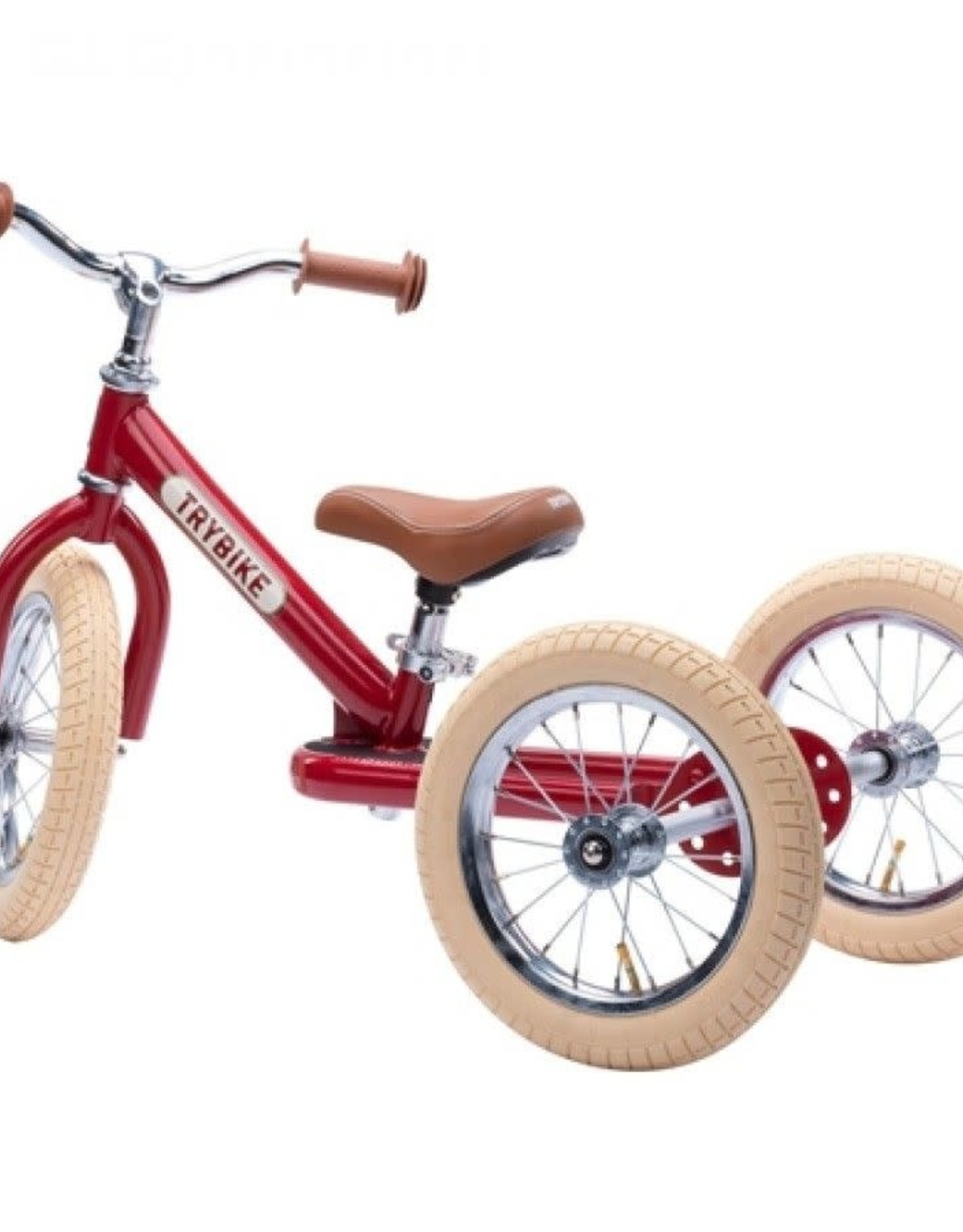 Trybike Loopfiets Trybike Steel Retro Matt Red