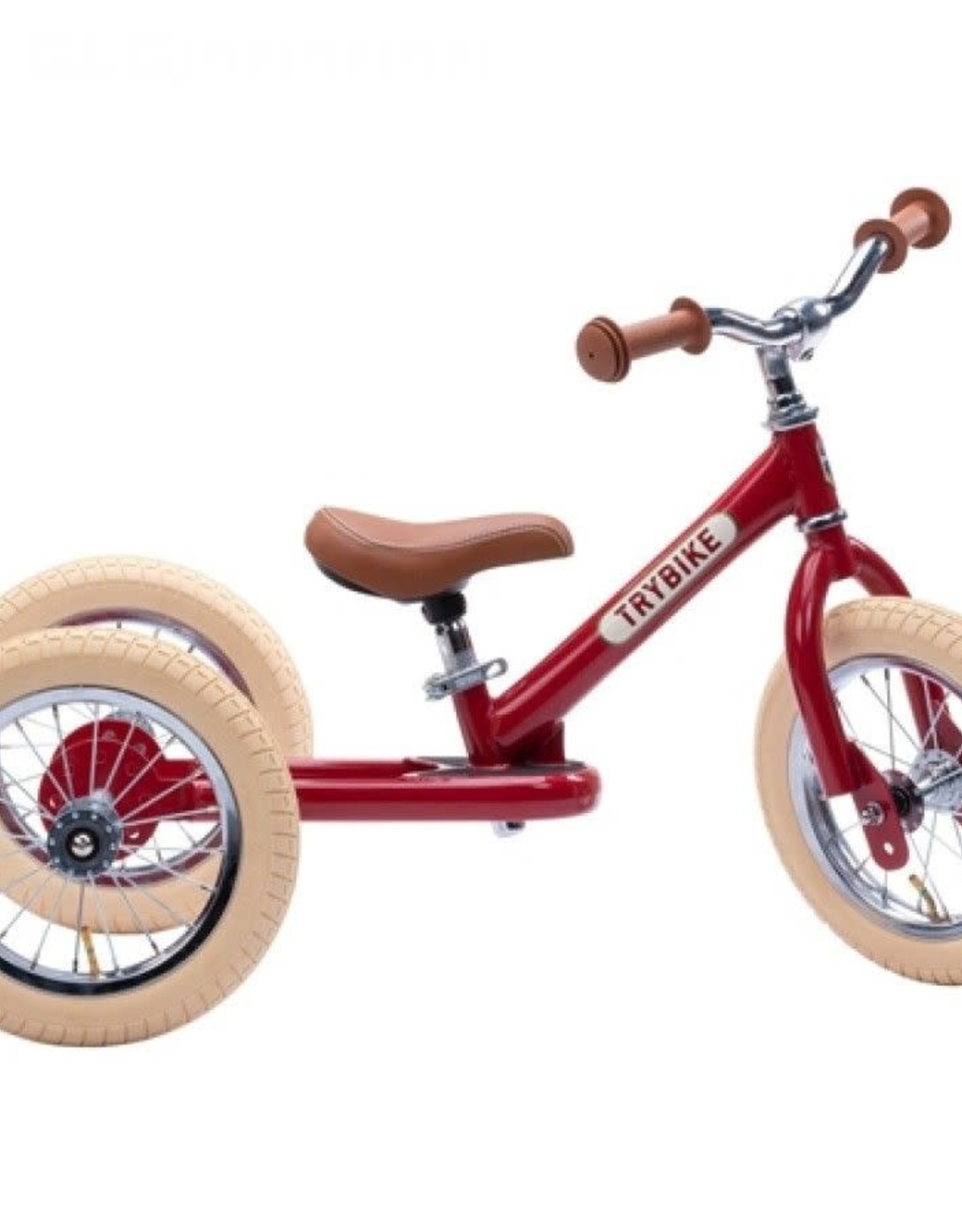 Trybike Loopfiets Trybike Steel Retro Matt Red