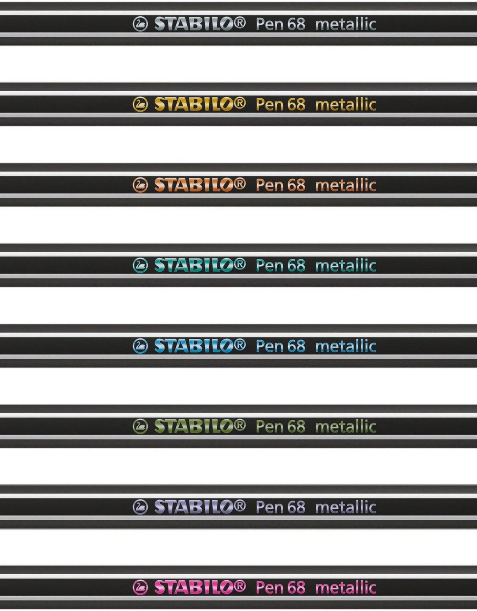 Stabilo Viltstift Pen 68 metallic