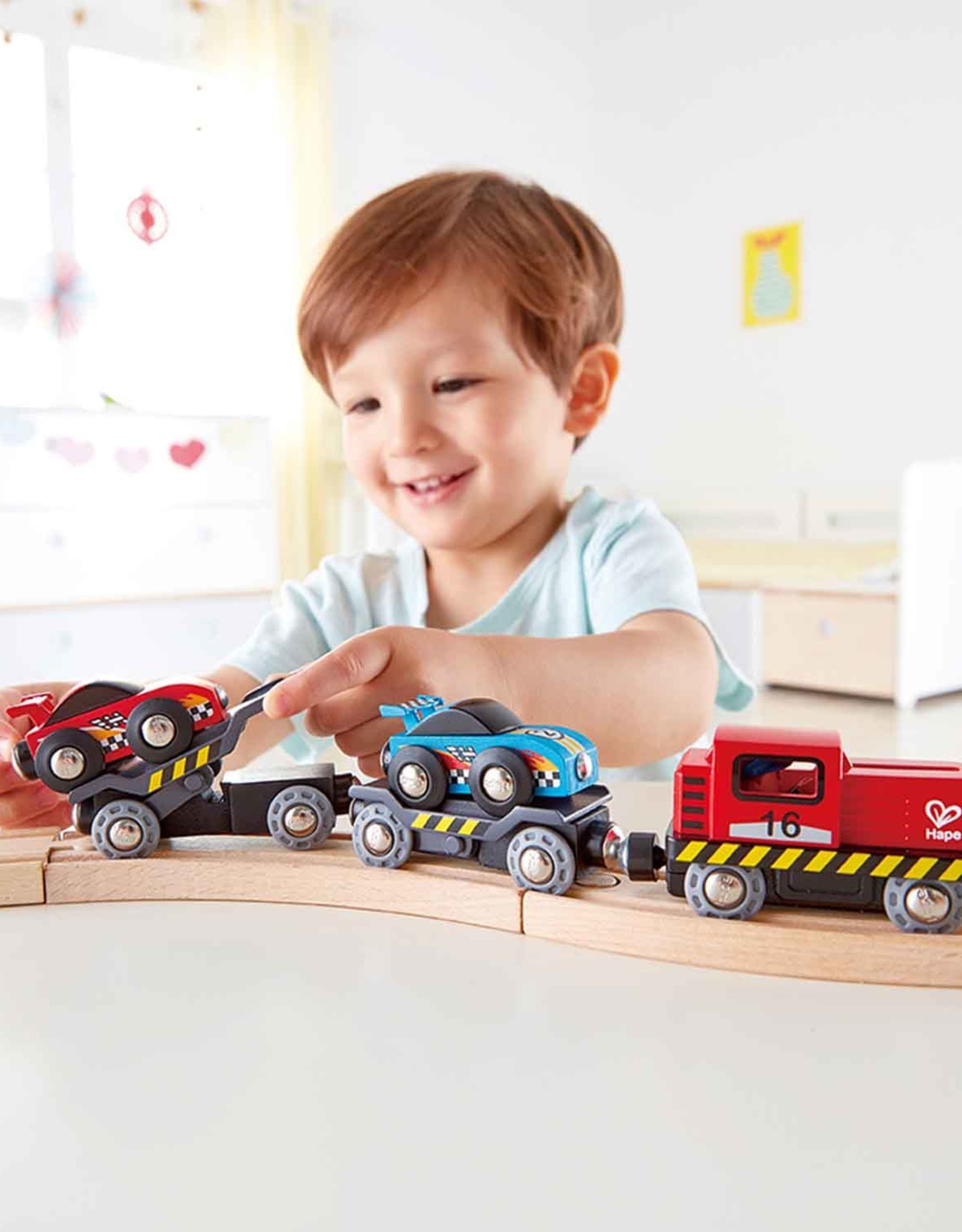 Hape Race Car Transporter