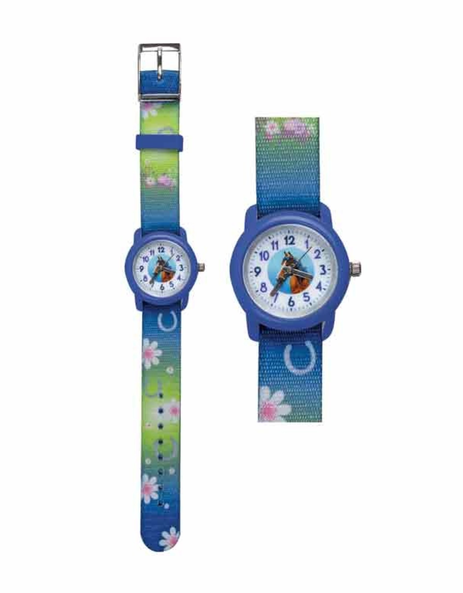 Horloge Paard Blauw